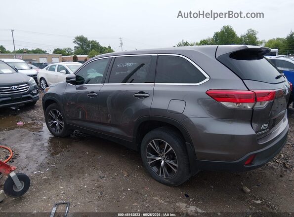 5TDBZRFH3KS960834 2019 TOYOTA HIGHLANDER Серый Задняя левая четверть