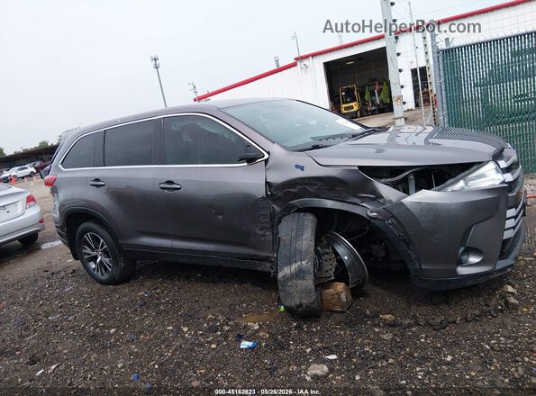 5TDBZRFH3KS960834 2019 TOYOTA HIGHLANDER Серый Вид задней части салона