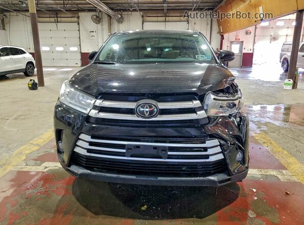 5TDBZRFH4HS477605 2017 TOYOTA HIGHLANDER Black Vista frontal