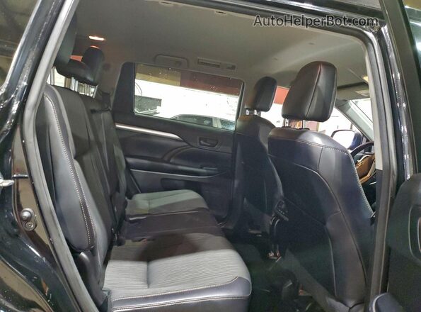 5TDBZRFH4HS477605 2017 TOYOTA HIGHLANDER Black Vista interior trasera