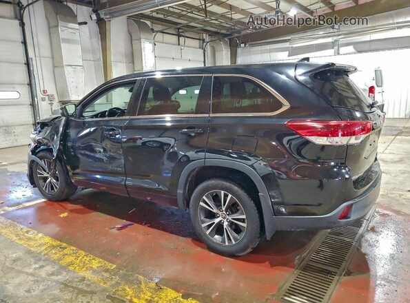 5TDBZRFH4HS477605 2017 TOYOTA HIGHLANDER Black Trasero izquierdo