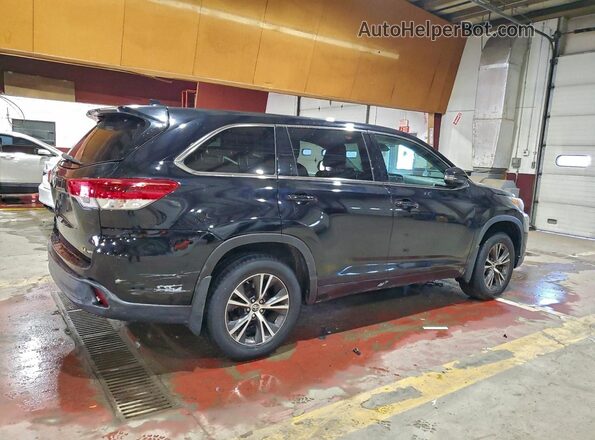 5TDBZRFH4HS477605 2017 TOYOTA HIGHLANDER Black Trasero derecho