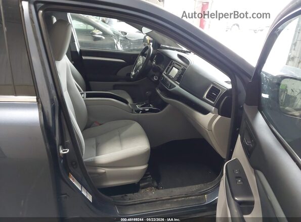 5TDBZRFH4JS856688 2018 TOYOTA HIGHLANDER Dark Blue Սալոնի դիմացի տեսք