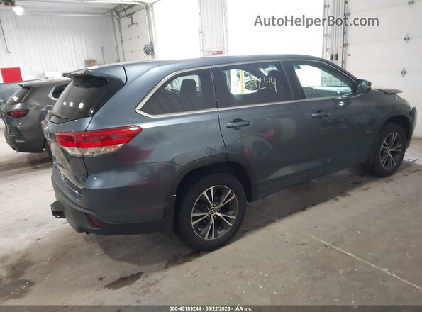 5TDBZRFH4JS856688 2018 TOYOTA HIGHLANDER Dark Blue Հետևի աջ