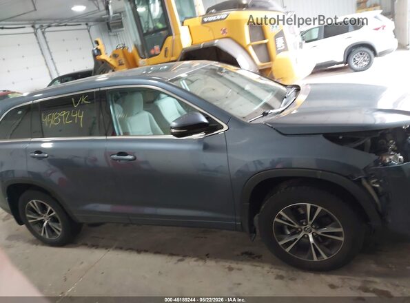 5TDBZRFH4JS856688 2018 TOYOTA HIGHLANDER Dark Blue Սալոնի հետևի տեսք