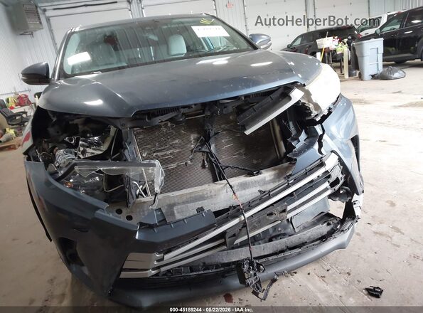 5TDBZRFH4JS856688 2018 TOYOTA HIGHLANDER Dark Blue Սարքավորումների վահանակի տեսք
