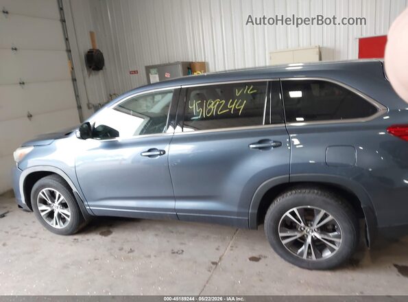 5TDBZRFH4JS856688 2018 TOYOTA HIGHLANDER Dark Blue Սալոնի 360 աստիճան տեսք