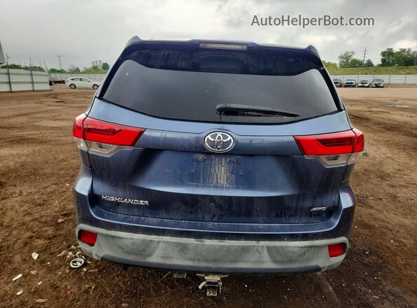 5TDBZRFH5KS735590 2019 TOYOTA HIGHLANDER Blue 