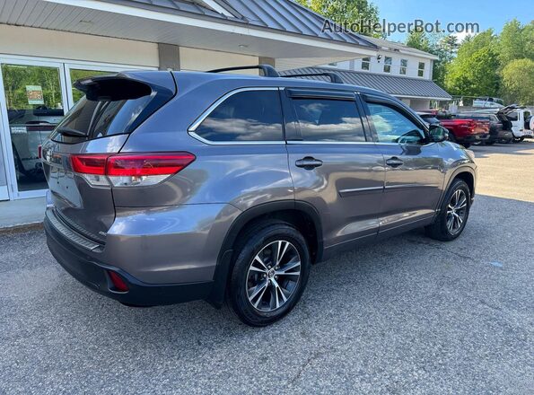 5TDBZRFH6JS913523 2018 TOYOTA HIGHLANDER Gray Передня права чверть