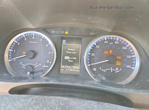 5TDBZRFH7HS381385 2017 TOYOTA HIGHLANDER Silver Вид щитка приладів