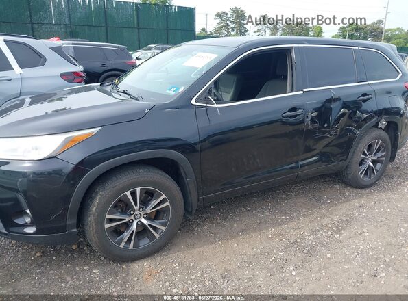 5TDBZRFH7JS822390 2018 TOYOTA HIGHLANDER Black Դիմացի տեսք