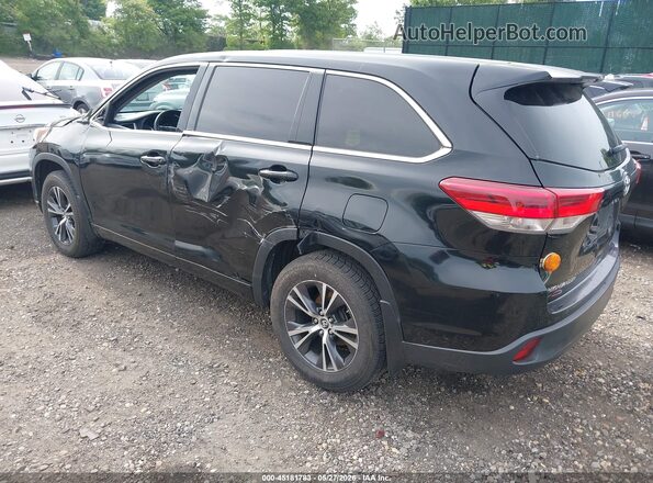 5TDBZRFH7JS822390 2018 TOYOTA HIGHLANDER Black Հետևի ձախ
