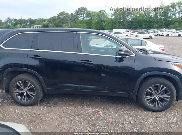 5TDBZRFH7JS822390 2018 TOYOTA HIGHLANDER Black Սալոնի հետևի տեսք