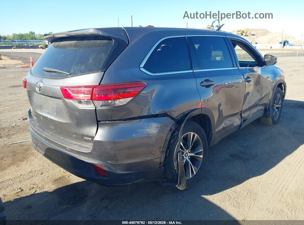 5TDBZRFH7KS723134 2019 TOYOTA LE Gray Trasero derecho