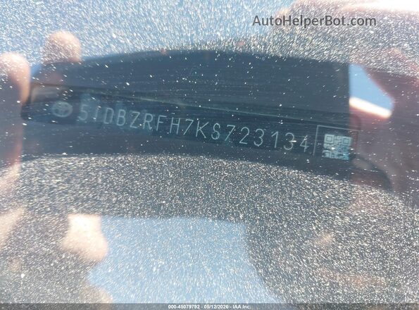 5TDBZRFH7KS723134 2019 TOYOTA LE Gray 