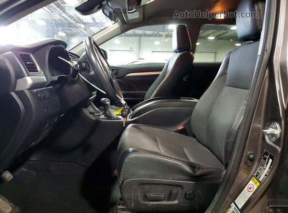 5TDBZRFH9HS359971 2017 TOYOTA HIGHLANDER Gray 