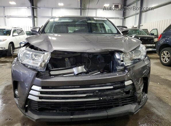 5TDBZRFH9HS359971 2017 TOYOTA HIGHLANDER Gray 