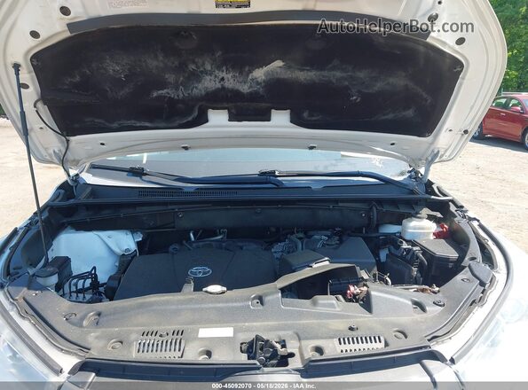 5TDBZRFH9KS717478 2019 TOYOTA HIGHLANDER White უკანა ხედი