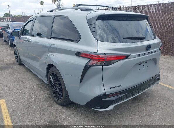 5TDCSKFC3SS167828 2025 TOYOTA SIENNA Gray Trasero izquierdo