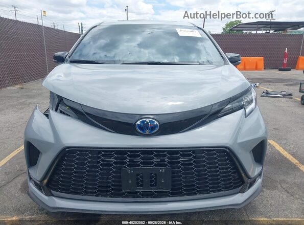 5TDCSKFC3SS167828 2025 TOYOTA SIENNA Gray Vista interior trasera