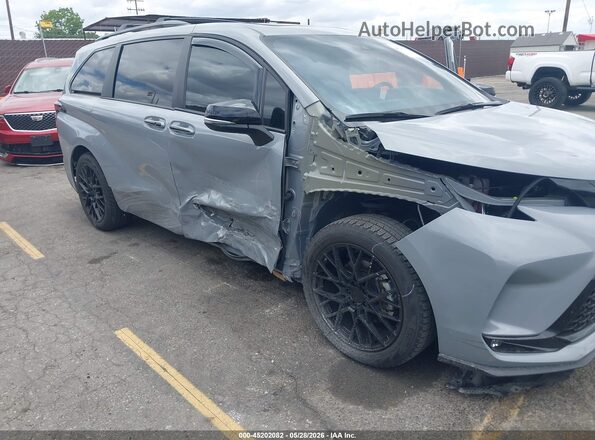 5TDCSKFC3SS167828 2025 TOYOTA SIENNA Gray Vista frontal