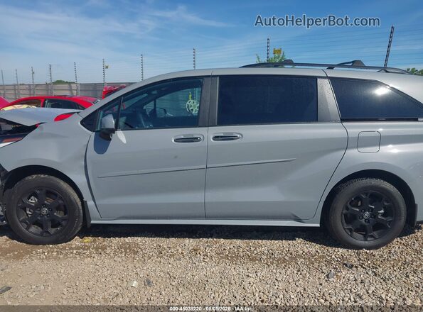 5TDCSKFC4SS155204 2025 TOYOTA SIENNA Gray Սալոնի 360 աստիճան տեսք