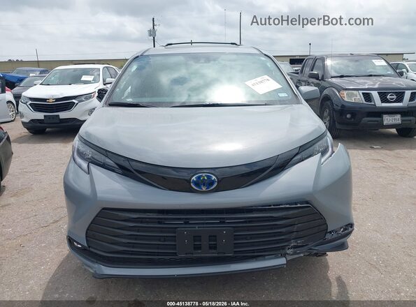 5TDCSKFC8SS222399 2025 TOYOTA SIENNA Gray ხელსაწყოთა პანელის ხედი