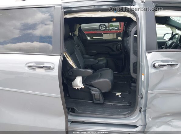 5TDCSKFC8SS222399 2025 TOYOTA SIENNA Gray VIN კოდის სტიკერის ხედი