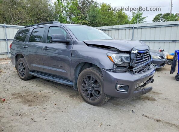 5TDCY5B12MS184613 2021 TOYOTA SEQUOIA Charcoal Front right