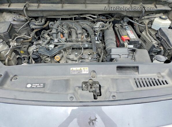 5TDCZRAH1MS084361 2021 TOYOTA HIGHLANDER Gray Widok komory silnika