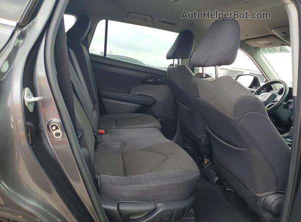 5TDCZRAH1MS084361 2021 TOYOTA HIGHLANDER Gray Widok wnętrza z tyłu