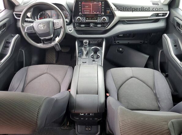 5TDCZRAH1MS084361 2021 TOYOTA HIGHLANDER Gray Widok deski rozdzielczej