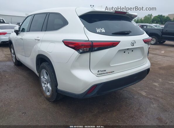 5TDCZRAH6MS528320 2021 TOYOTA HIGHLANDER White Rear left