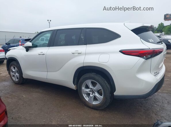 5TDCZRAH6MS528320 2021 TOYOTA HIGHLANDER White 
