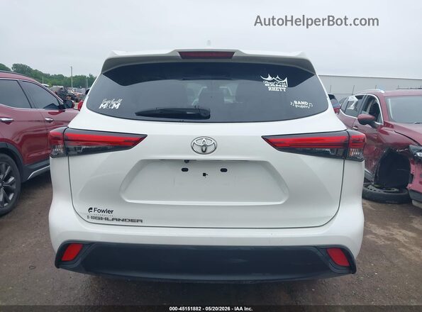 5TDCZRAH6MS528320 2021 TOYOTA HIGHLANDER White 