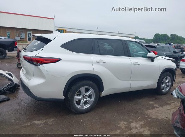 5TDCZRAH6MS528320 2021 TOYOTA HIGHLANDER White 360 interior view