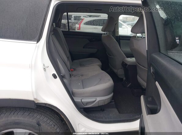 5TDCZRAH8LS000731 2020 TOYOTA HIGHLANDER White VIN კოდის სტიკერის ხედი
