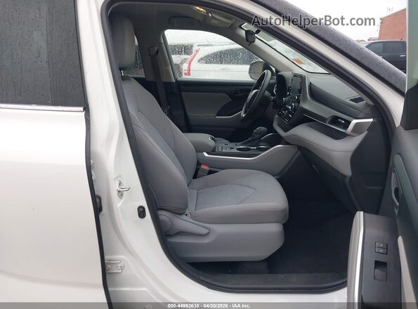 5TDCZRAH8LS000731 2020 TOYOTA HIGHLANDER White წინა სალონის ხედი