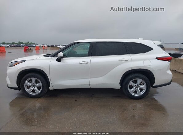 5TDCZRAH8LS000731 2020 TOYOTA HIGHLANDER White სალონის 360-გრადუსიანი ხედი
