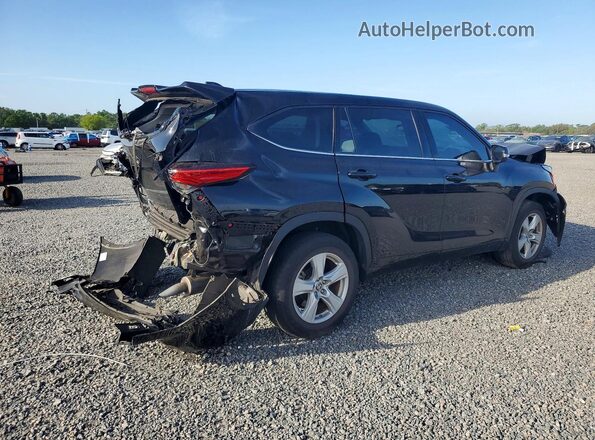 5TDCZRAH8MS054113 2021 TOYOTA HIGHLANDER Black Rear right