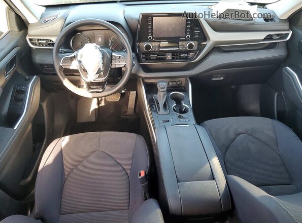 5TDCZRAH8MS054113 2021 TOYOTA HIGHLANDER Black Dashboard view