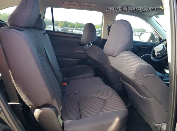 5TDCZRAH8MS054113 2021 TOYOTA HIGHLANDER Black Rear interior view