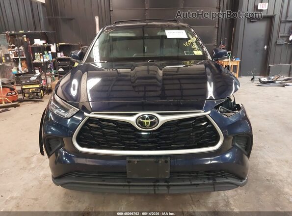 5TDCZRBH2MS133386 2021 TOYOTA HIGHLANDER Blue Սալոնի հետևի տեսք