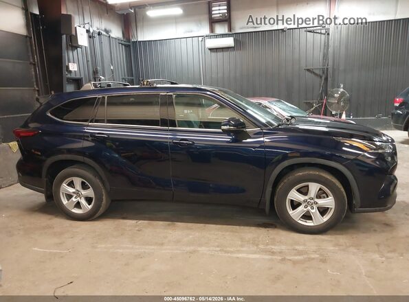5TDCZRBH2MS133386 2021 TOYOTA HIGHLANDER Blue Սալոնի 360 աստիճան տեսք