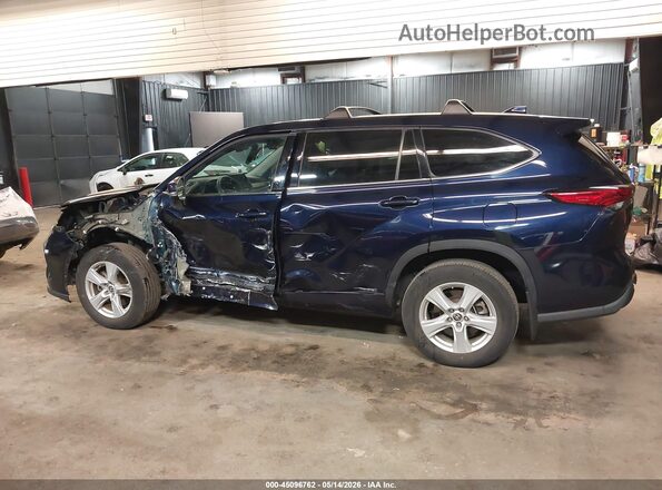 5TDCZRBH2MS133386 2021 TOYOTA HIGHLANDER Blue 