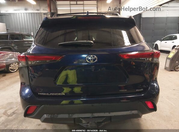 5TDCZRBH2MS133386 2021 TOYOTA HIGHLANDER Blue 