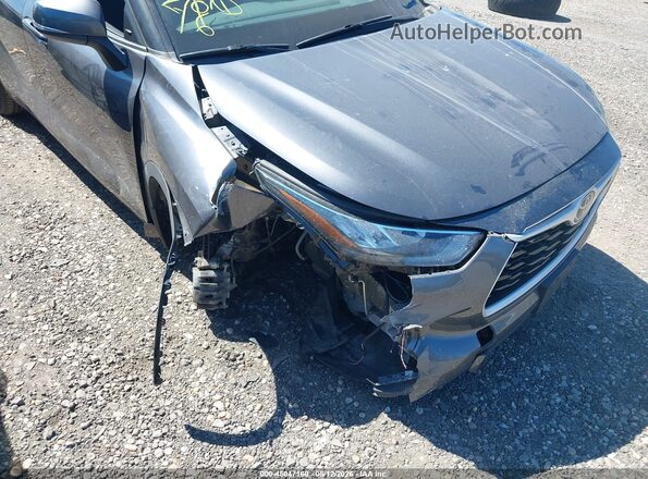 5TDCZRBH8LS514531 2020 TOYOTA HIGHLANDER Gray წინა ხედი