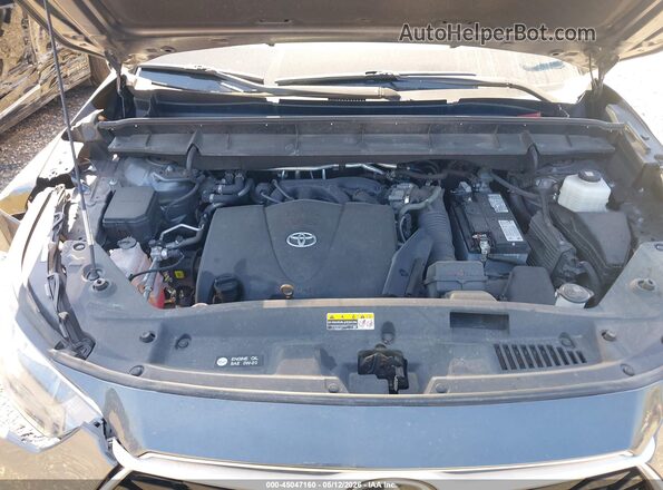 5TDCZRBH8LS514531 2020 TOYOTA HIGHLANDER Gray უკანა ხედი