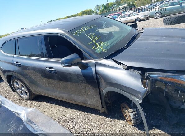 5TDCZRBH8LS514531 2020 TOYOTA HIGHLANDER Gray უკანა სალონის ხედი