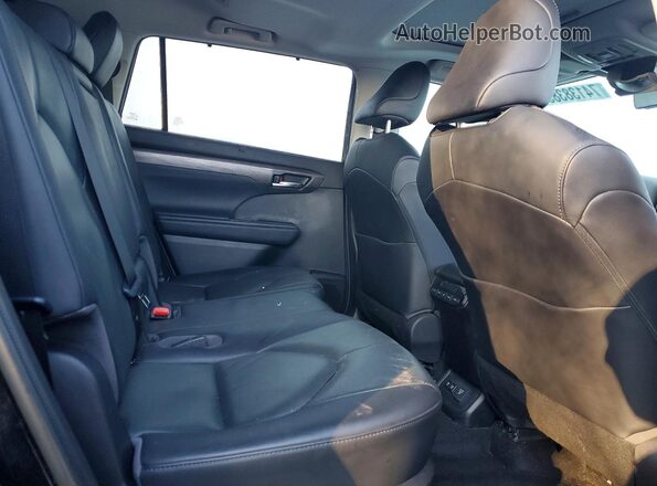 5TDDBRCH7LS005148 2020 TOYOTA HIGHLANDER Black Вид задньої частини салону